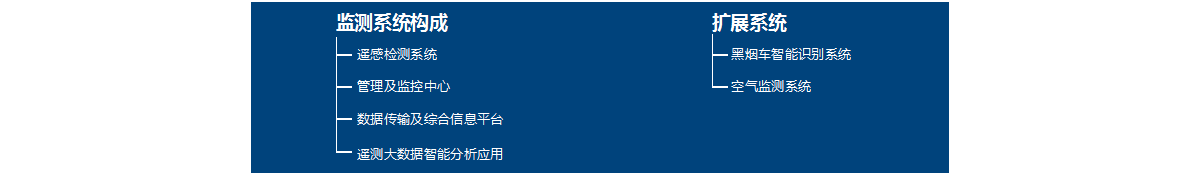 機動車尾氣排放遙感監測系統