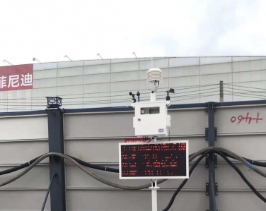 廣州地鐵施工地揚塵在線監(jiān)測設(shè)備案例